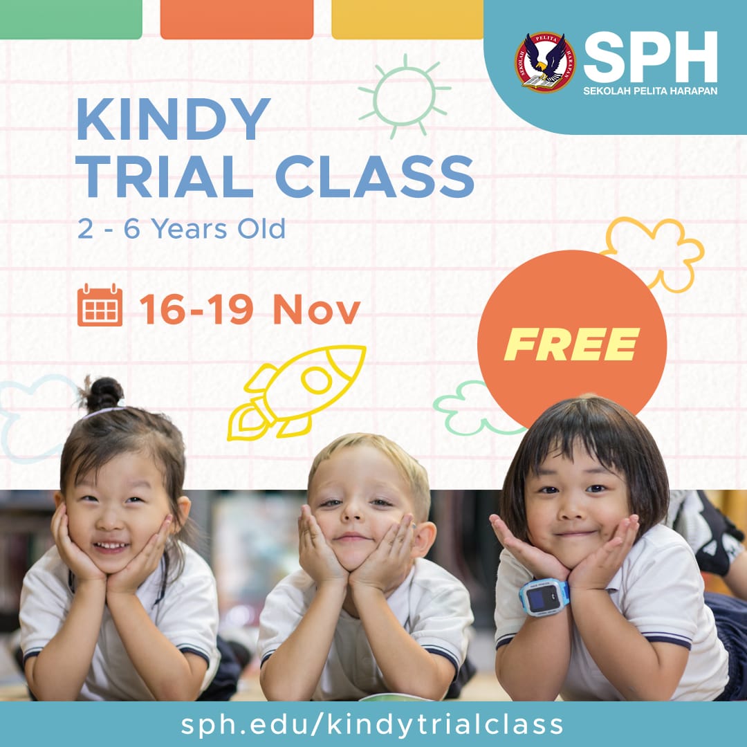 LPKRB's tweet photo. SPH KINDY TRIAL CLASS

🗓️ Tuesday-Friday, 16-19 Nov 2021
🧒🏻 Open for 2-6 y/o children

📍Available at 5 SPH Campuses

Join SPH Kindy Trial Class to get the firsthand experience of our Kindergarten!

Register now: https://t.co/sXk04gGSgC https://t.co/S7mFhqlJup