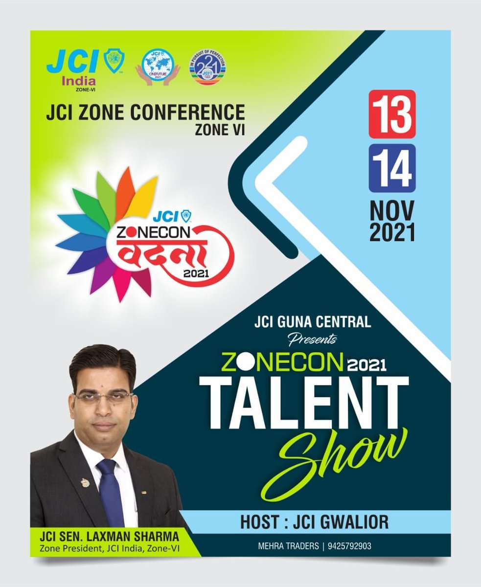 jcizonevi's tweet photo. JCI's Zone Conference

Participate in JCI Zoncon 2021 talent show and win exciting prizes.

Register Now
Date-
13 November, Saturday
14 November, Sunday
Venue- Sangam Vatika Gwalior
.
.
.
.
.
.
#jci #jcizone6 #funevents #zoncon #jcizonecon #gwalior #zonevi #event #laxmansharma https://t.co/daYvOU15qF