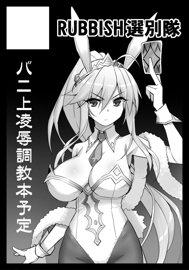 新刊出すとしたら、内容はカットのまんまになります。
先月から中断している(来週には)バニ上連作をまとめる予定ですので、もし、参加、できてたら、よろしくお願いしますッ。 