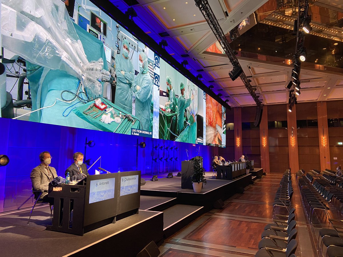 ERUSrobotics's tweet image. #ERUS21 #DRUS is back on Day 2, beginning with more live surgery. Today is also the day for ESU Courses- you are free to attend a course as long as space is available.