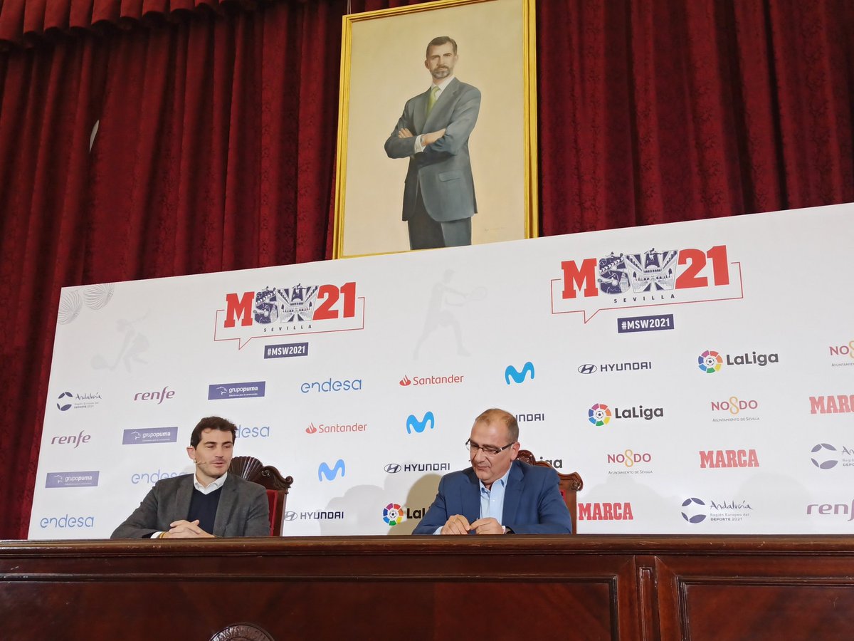jlsanchezcrespo's tweet photo. Arranca la tercera edición del Marca Sport Weekend en Sevilla con Iker Casillas y Juan Ignacio Gallardo, Director del @DiarioMarca_ https://t.co/ILpeZOEskU