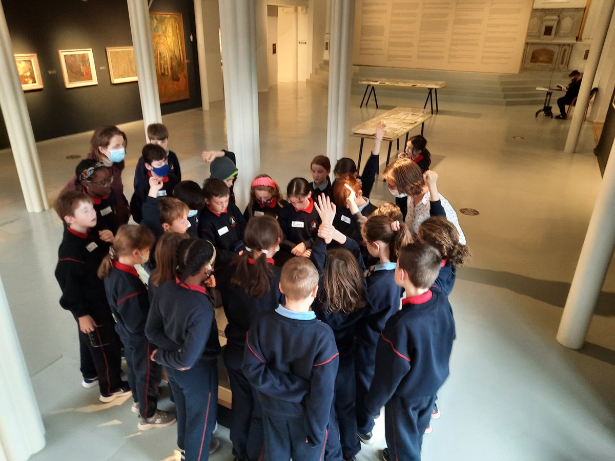 WhitecrossPrim1's tweet photo. Fourth class enjoyed exploring the Nano Reid exhibition at the Highlanes Gallery Drogheda.  This is the start of their sessions working with the artist Claire Halpin! https://t.co/7p7RuUZPzx