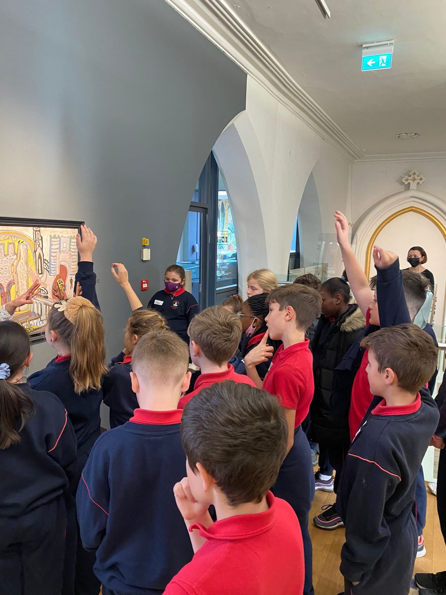 WhitecrossPrim1's tweet photo. Fourth class enjoyed exploring the Nano Reid exhibition at the Highlanes Gallery Drogheda.  This is the start of their sessions working with the artist Claire Halpin! https://t.co/7p7RuUZPzx