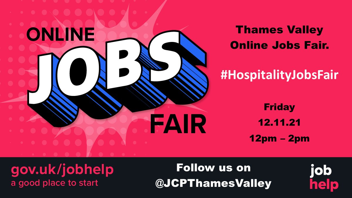 JCPThamesValley's tweet photo. Today is the day! #HospitalityJobsFair
At 12pm, we will be tweeting live #HospitalityJobs from all over Thames Valley. Come and find your next job here https://t.co/Zg8rTrCc3q
#BerkshireJobs #OxJobs #BucksJobs https://t.co/A1fS4dqAhk