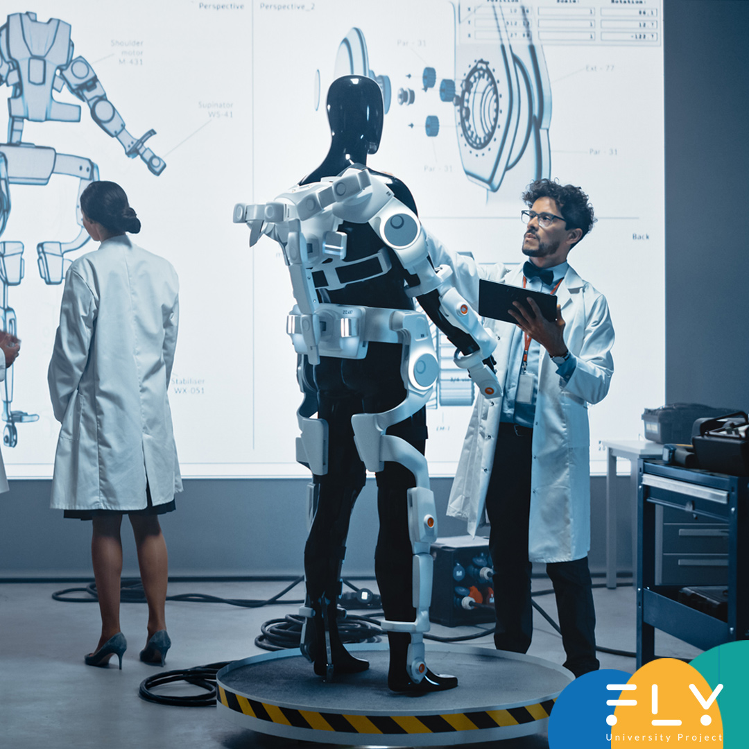 EtsFly's tweet photo. 🔵EXOSKELETON🔵🦿👉The exoskeleton is not a direct integral part of the body wearing it, but supports and enhances its movements. The exoskeleton is no longer only applied to the medical sector but also in Industry 4.0, construction, the care sector and other heavy professions. https://t.co/vXq7aEDRio