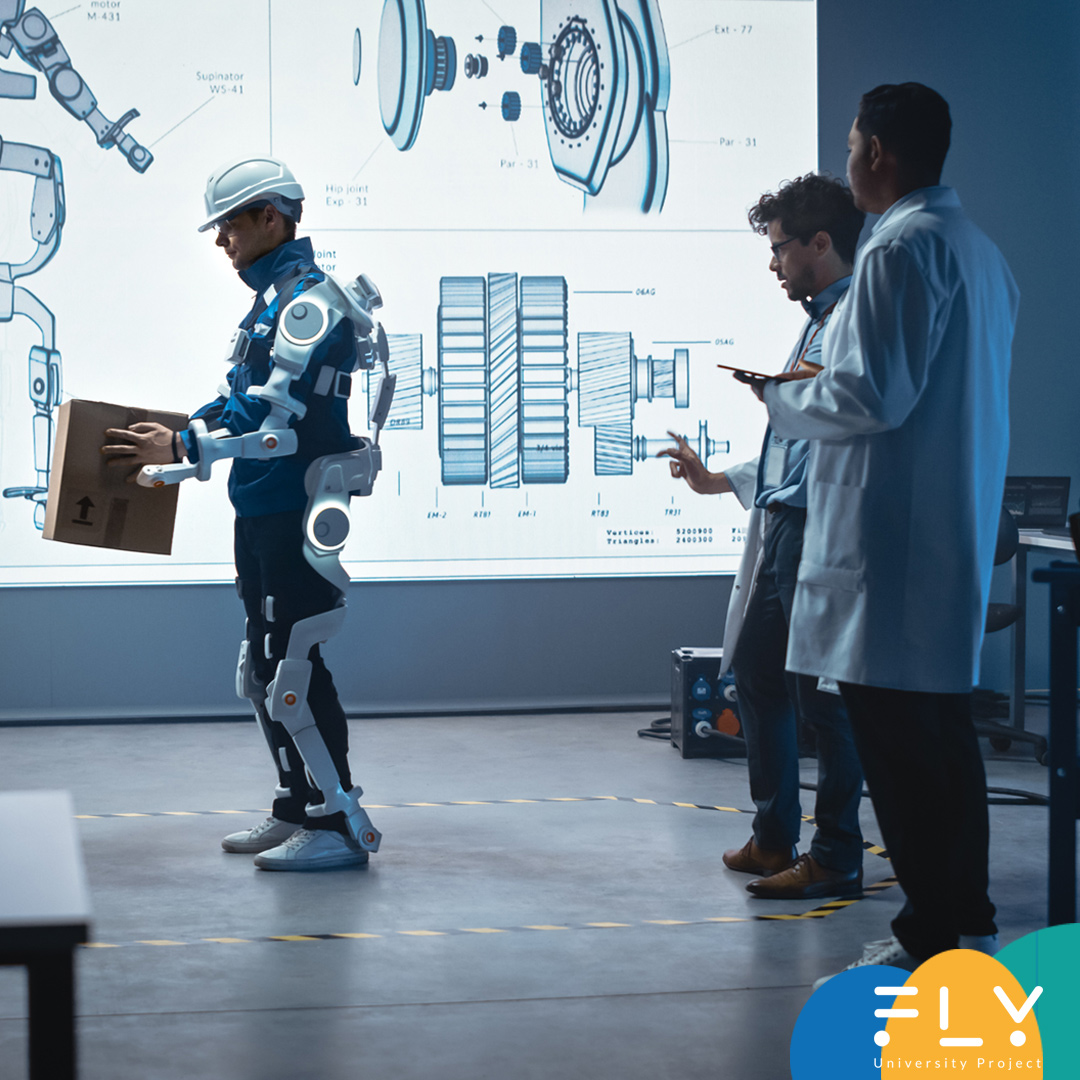 EtsFly's tweet photo. 🔵EXOSKELETON🔵🦿👉The exoskeleton is not a direct integral part of the body wearing it, but supports and enhances its movements. The exoskeleton is no longer only applied to the medical sector but also in Industry 4.0, construction, the care sector and other heavy professions. https://t.co/vXq7aEDRio