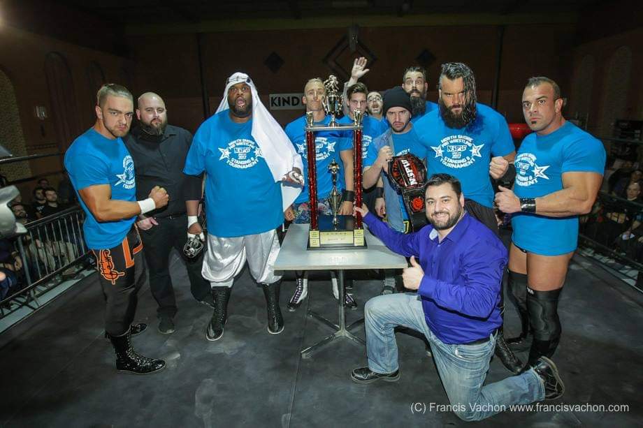Flashback Friday 
11/09/17
Gala Tournoi Standing 8 de la NSPW au centre Horizon de Québec le 9 novembre 2017. Photo Francis Vachon (francisvachon.com) #sonofthebutcher #ebonywarlock #prowrestling #torturechamberprowrestlingdojo #sonofabdullah #soaamin