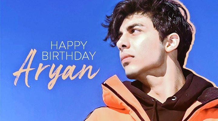 Wish you very Happy Birthday 
Aryan Khan..    