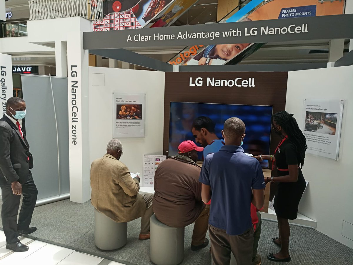Chamgeifm1's tweet photo. Have You visited the LG Shop at Rupa mall Eldoret?Well don't miss the Amazing experience of Sampling the World's best TV sets @LGUS @LGMobileGlobal https://t.co/nCHca5anIb