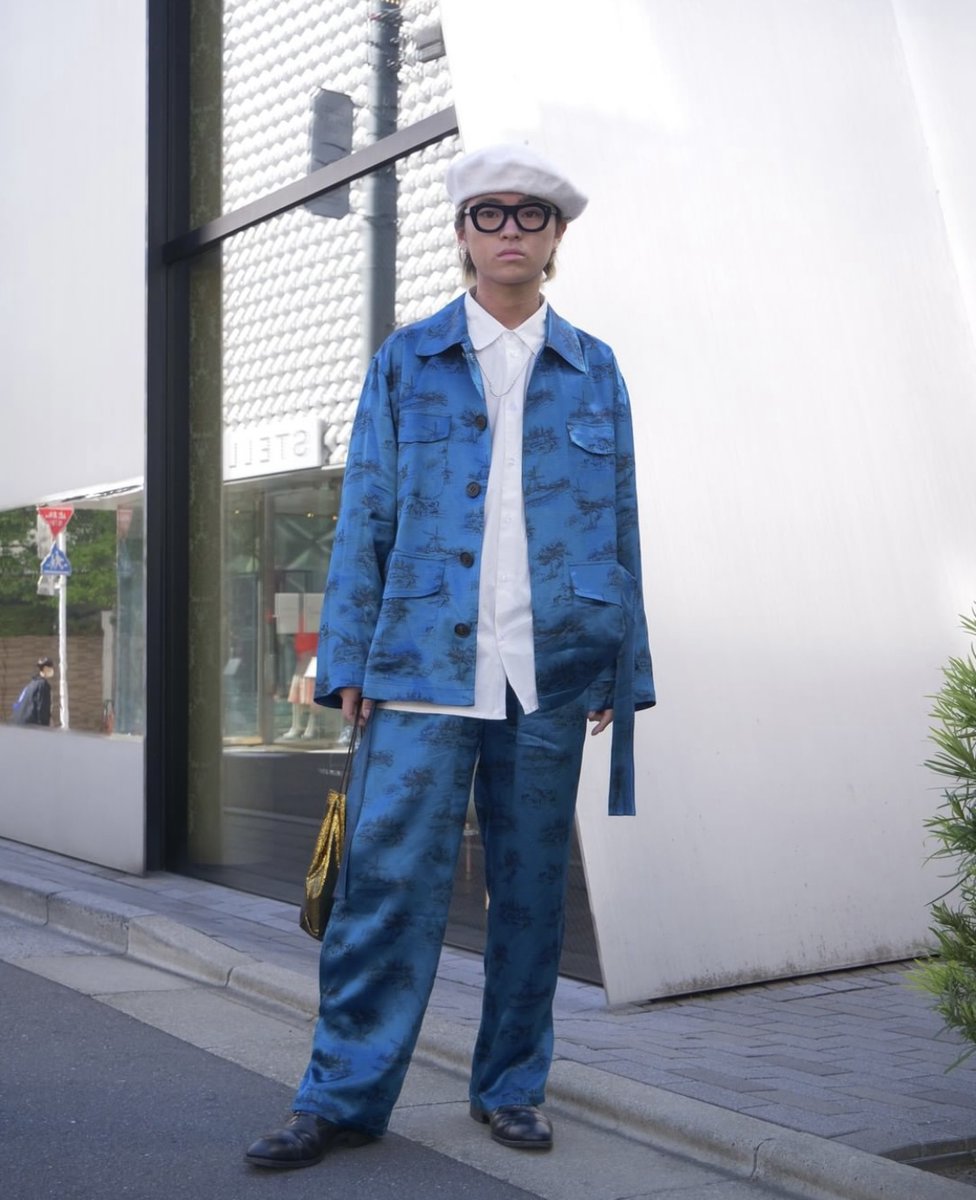 tokyomodesnap's tweet photo. Name: Eno
Occupation: Student
/
Shirt: #randomidentities
Inner: #matsufuji
Pants: # matsufuji
Shoes: #used
Bag: # used
Ring: #pasojewelry
Eyewear: #guepard
/
https://t.co/ULOupeC0IR https://t.co/F4Z5r9DXBH