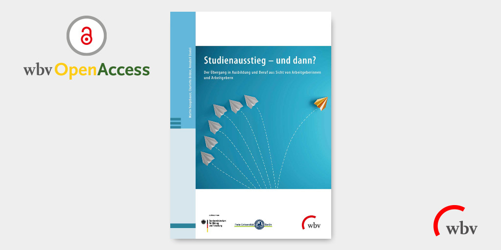 wbv_de's tweet photo. Wo bewerben sich #Studienaussteiger:innen? Wie bewerten  #Unternehmen ihre Bewerbungen? Umfrageergebnisse aus 1.000 #Unternehmen wertet @MarNeugebauer et. al. in "Studienausstieg - und dann?" aus ➔https://t.co/nBEncu31SL
@BMBF_Bund 
@Bundesagentur  
@studisonline 
#twittercampus https://t.co/2dgpm7RedU