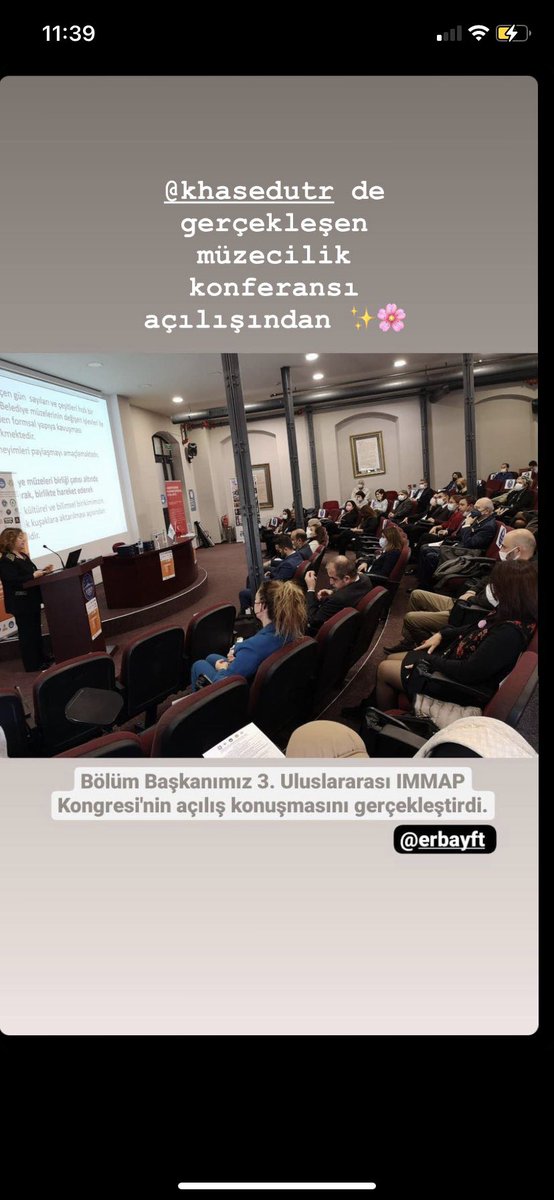 haticeutkan's tweet photo. @khasedutr inde gerceklesen muzecilik konferansı https://t.co/hE2ktbkUw0