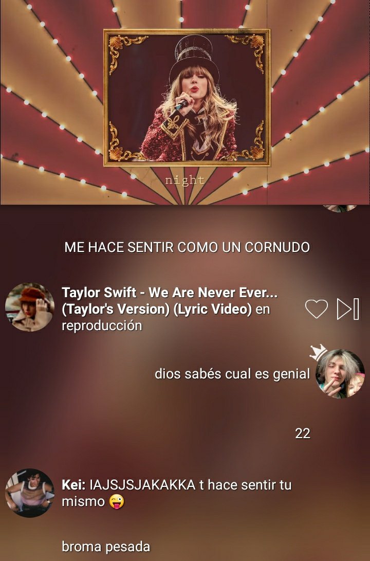 acheonfae's tweet photo. kei tratandome lindo mientras escuchabamos el album de taylor <3 https://t.co/uC1n8bmQMI
