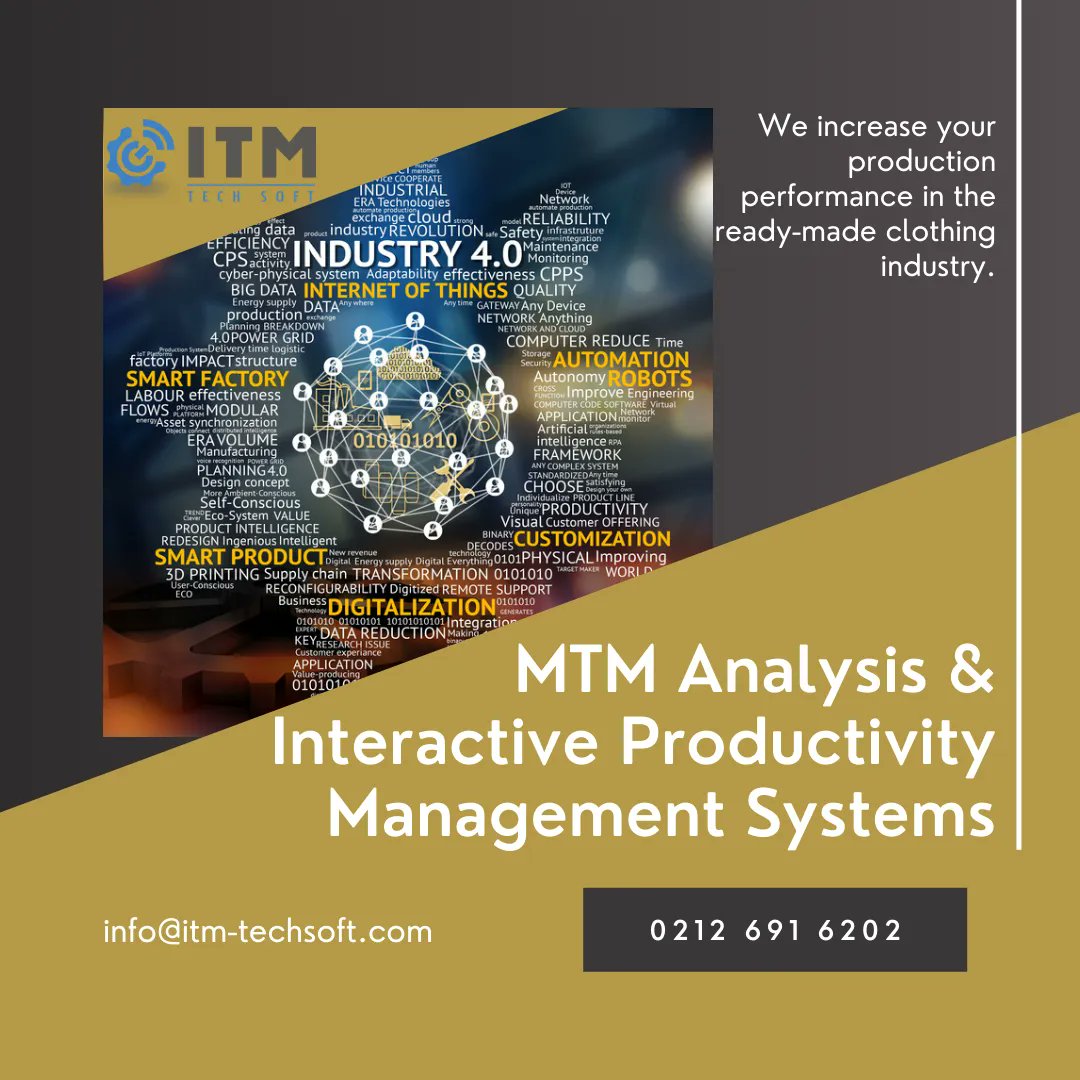 itmtechsoft's tweet image. The best solution to increase productivity in production ITM TECHSOFT.

#mtm #Productivity #efficiency #Industry40 #garments #textiles