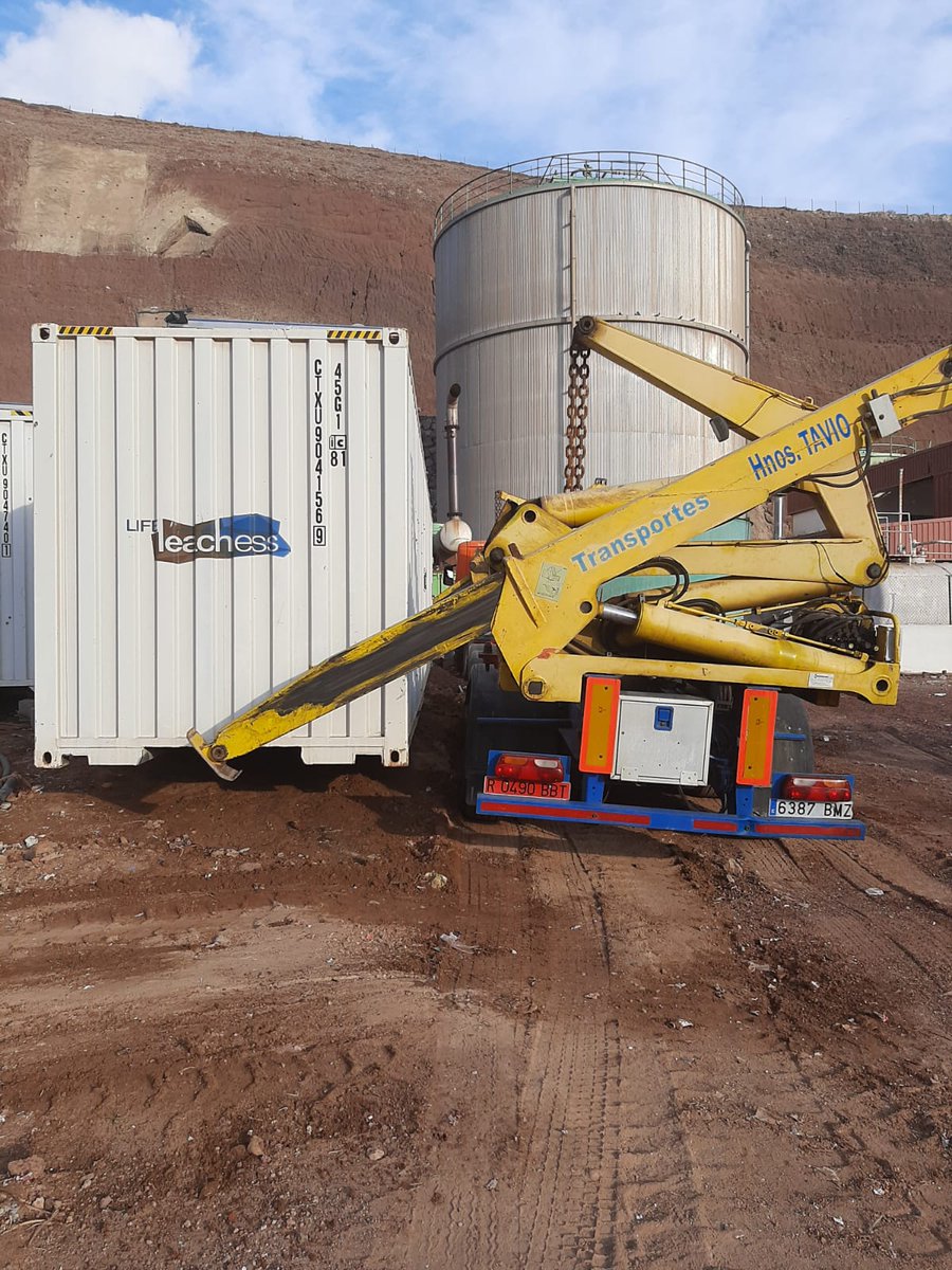 LIFELEACHLESS's tweet photo. We are disassembling the demonstration plant, to be shipped to Athens where it will be operating in the coming months 🧑‍🔧⚙️🔜🇬🇷 https://t.co/DOkNxFQqlr