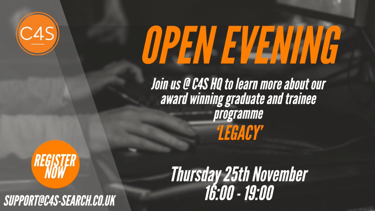 C4SCareers's tweet photo. Progression, Fun &amp; Money! 

Interested or want to find out more? get in touch with our Talent Executive George Britnell - george.britnell@c4s-search.co.uk or call on 01793 778380 https://t.co/BsQZ5RcBEZ