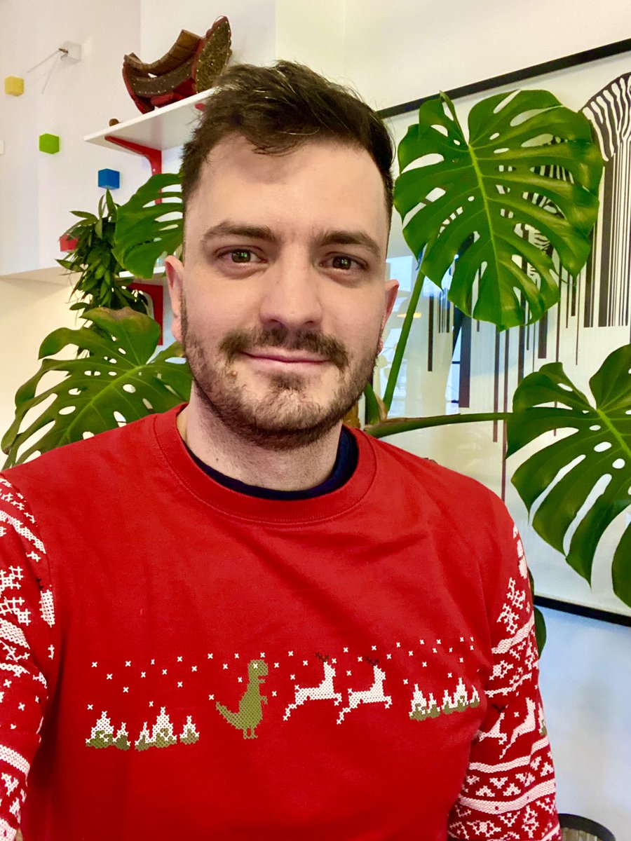 WhosCoachingYou's tweet photo. Finally #Christmas Jersey time! 

Dinosaur 🦕 reindeer 🤗 https://t.co/YvjaCigfEz