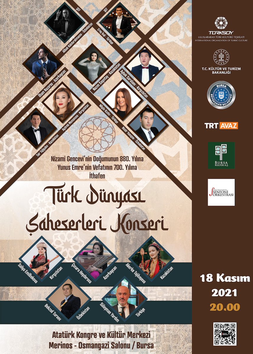 Türk Dünyası Şaheserleri Konseri👇