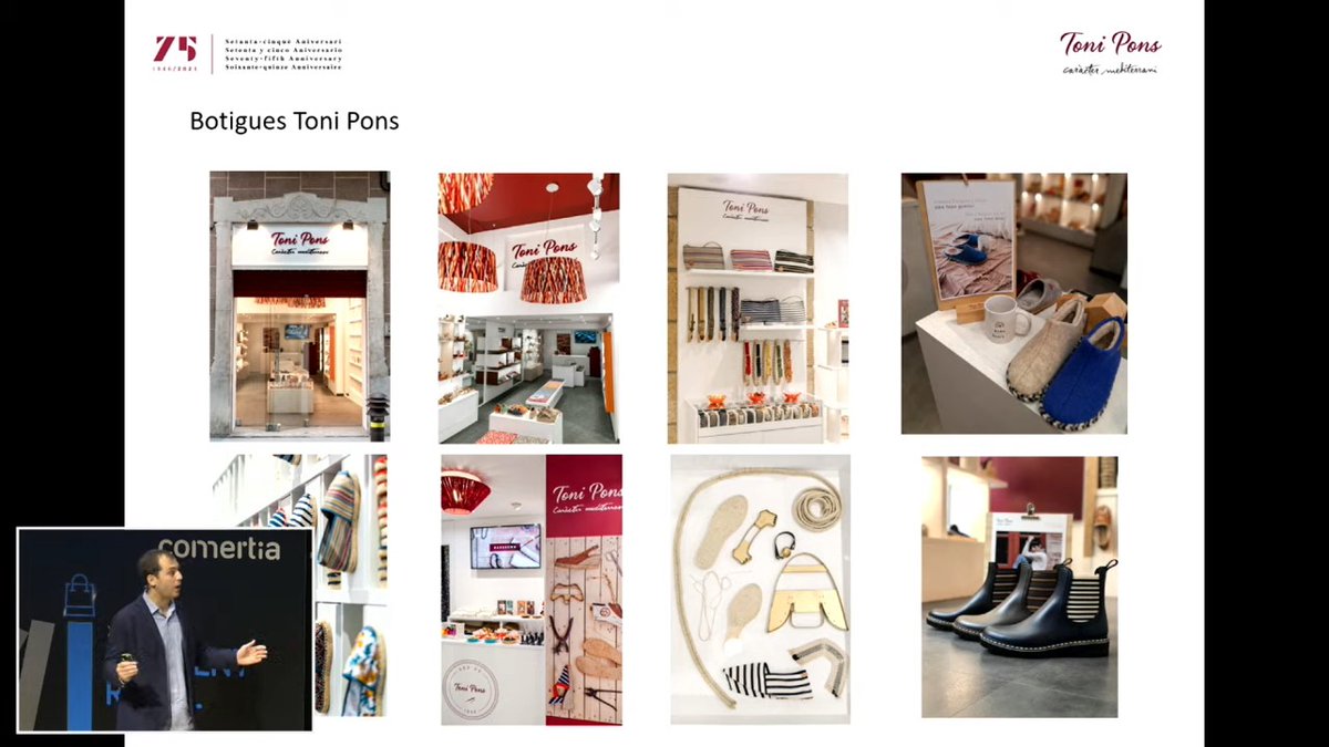 #Rettalks
#ToniPons que va començar a obrir botigues al 2016, tenen clar que l'espai físic és vital per ells, ja que a la botiga podem unir la tradició i la tendència de consum
#resilientretail #jornadaretailcomertia