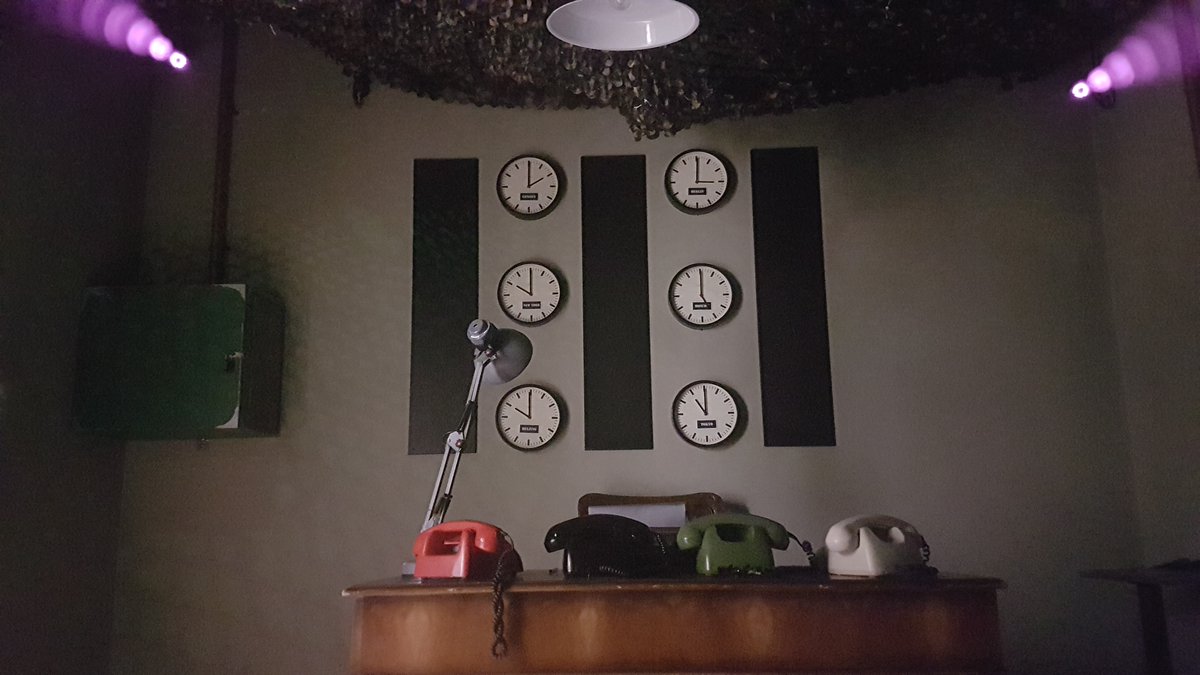 You know, when it's early and quiet with a nice cup of tea and no looming threat of a nuclear fallout... our Bunker is pretty peaceful. A perfect place to start the day. #WednesdayMotivation #Escaperoom