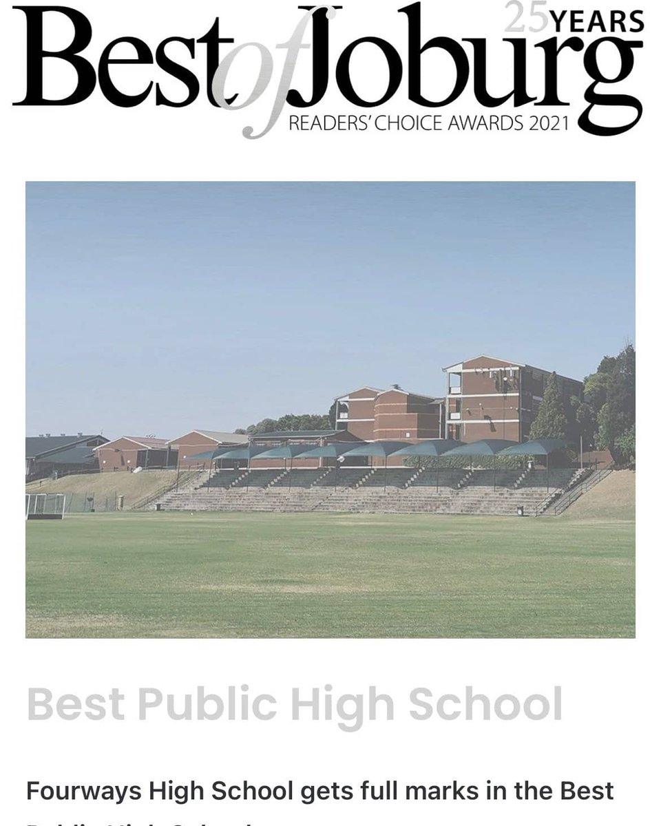 Fourways High School tweet media