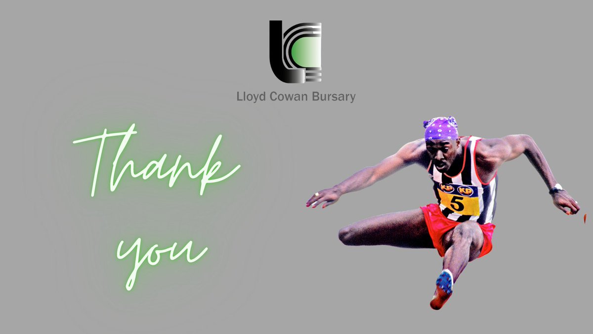 Huge thanks to <a href="/EnglandAthletic/">England Athletics</a> and everyone who took part in the raffle at the recent #EAawards, where Lloyd was inducted into the Hall of Fame. 

You raised £1170 for the <a href="/LCowanBursary/">Lloyd Cowan Bursary</a> to help us continue Lloyd's work supporting unfunded young athletes and coaches 🙌🏾.