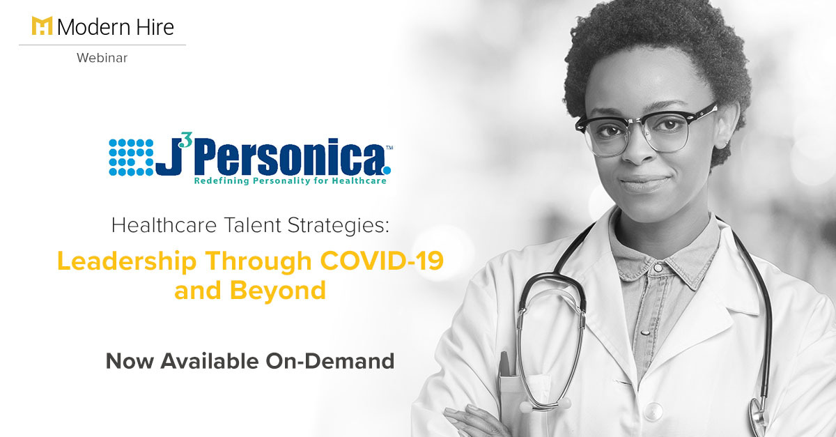 How are organisations dealing with current healthcare talent challenges? Watch this webinar recording to get insights on what talent management in healthcare looks like beyond the pandemic: modernhire.com/healthcare-tal…

#healthcare #talentacquisition