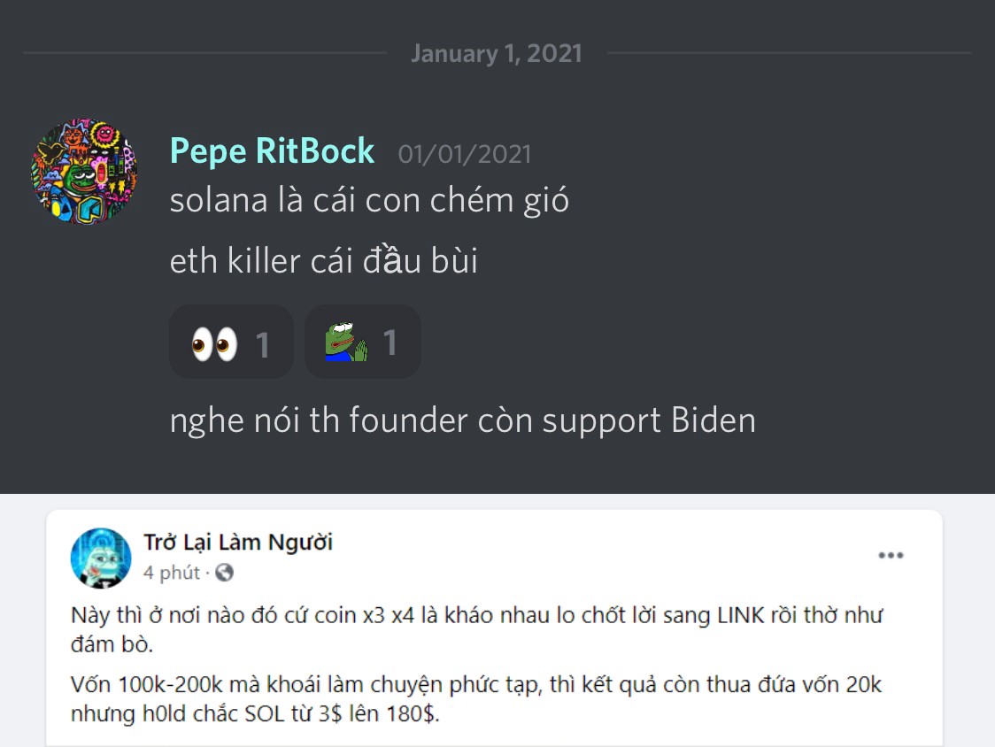 NhatJNguyen's tweet photo. @RealyNiggaohman Công nhận. Chỉ có ở crypto mới thấy những màn bùng nổ. Cũng chỉ có ở crypto mới thấy xuất hiện những thanh niên như Phạm Thành Biên hay Minh ve chó. PTB có btc về đồ đá thì Minh ve chó có Solana chém gió đầu bùi. https://t.co/M1iIGDGQC1