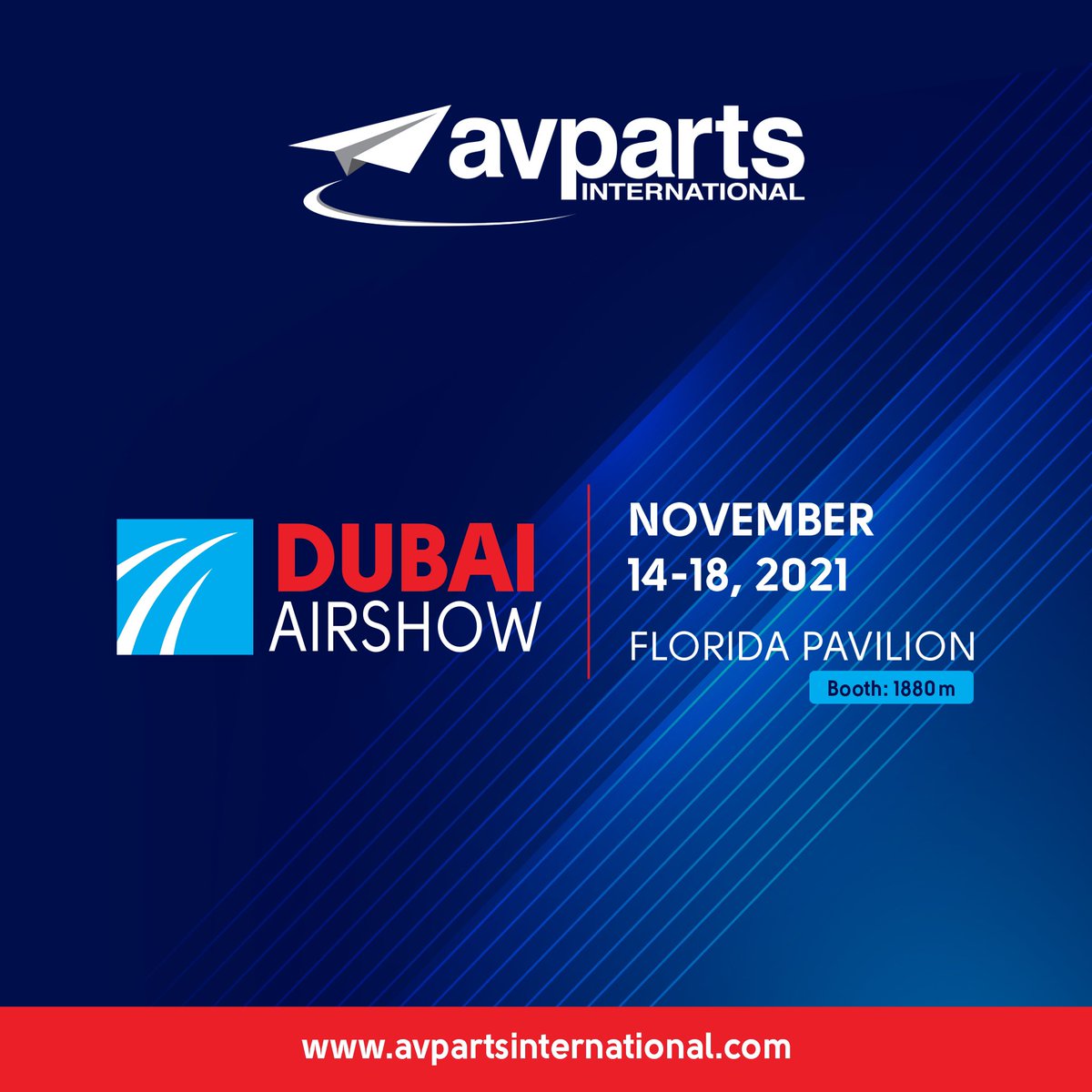 avpartsint's tweet photo. Come meet us at the Florida Pavilion
.
 #dubaiairshow #aerospace #aviation #enterpriseflorida #avparts https://t.co/qOUmUC63Ty