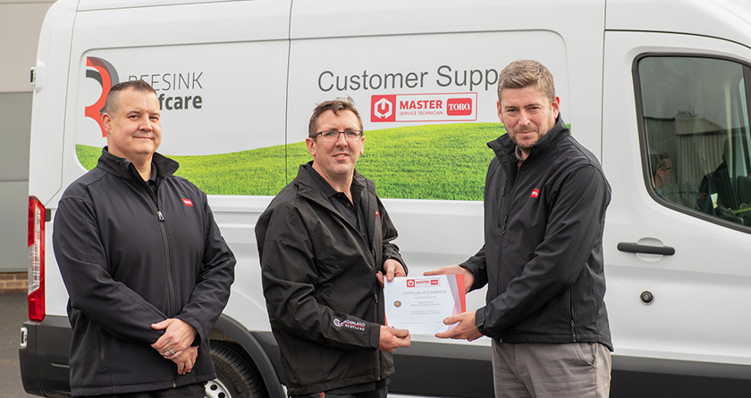 TurfBusiness's tweet photo. #TurfPeople: David Creasy, first response technician for @ReesinkTurfcare Sheffield Park branch, has been awarded Master Service Technician status for completing one of the most stringent and comprehensive training courses in the industry.
Read more 👉🏼 https://t.co/HWl0DeIEE0 https://t.co/NukiJfVj9L