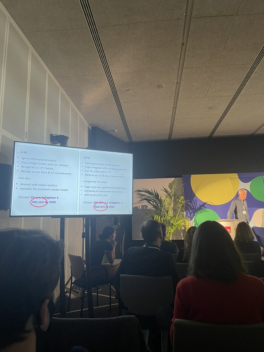 Gyorgyi Galik (@gygalik) on Twitter photo Fascinating and sobering talk from <a href="/KevinClimate/">Kevin Anderson</a> asking for real zero by 2035 (not net zero by 2050) at <a href="/designcouncil/">Design Council</a> 's #DesignForPlanet Festival Fascinating and sobering talk from <a href="/KevinClimate/">Kevin Anderson</a> asking for real zero by 2035 (not net zero by 2050) at <a href="/designcouncil/">Design Council</a> 's #DesignForPlanet Festival