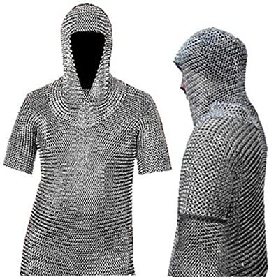 Mogugu2021's tweet photo. The chain mail is an armor made of small metal rings linked together. It is most effective at protecting against slashes and cuts. 

#NFTs #NFTCommmunity #NFTweapons #nftart https://t.co/sKLX3f11L4