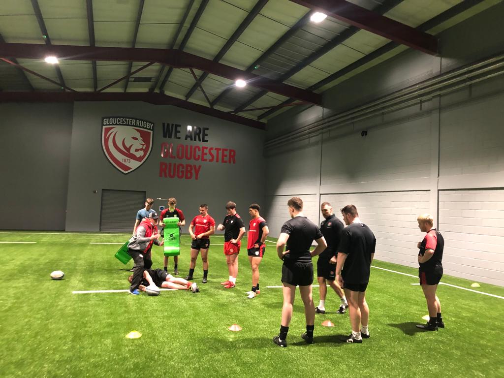 Great to have England U18's head coach in at training last week casting an eye over our U17s.