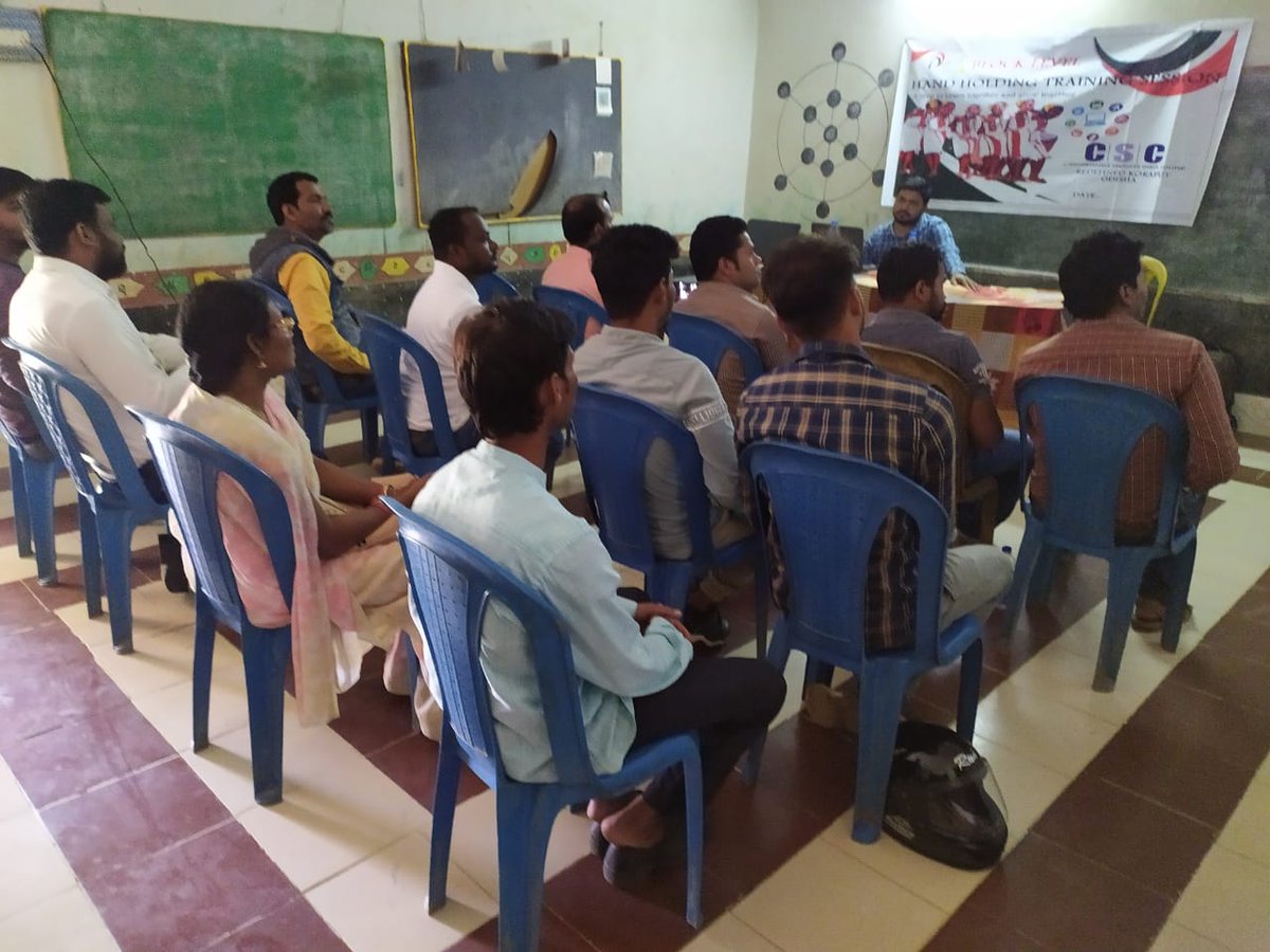 CSC VLE Block level services training workshop at Boriguma, Koraput, Odisha.

<a href="/CSCegov_/">CSCeGov</a> <a href="/dintya15/">dinesh tyagi Retd IAS</a> <a href="/sanjaykrakesh/">Sanjay K Rakesh</a> <a href="/SwornaprabhaSi1/">Swornaprabha Singh</a> <a href="/dmkoraput/">Collector and District Magistrate, Koraput</a>