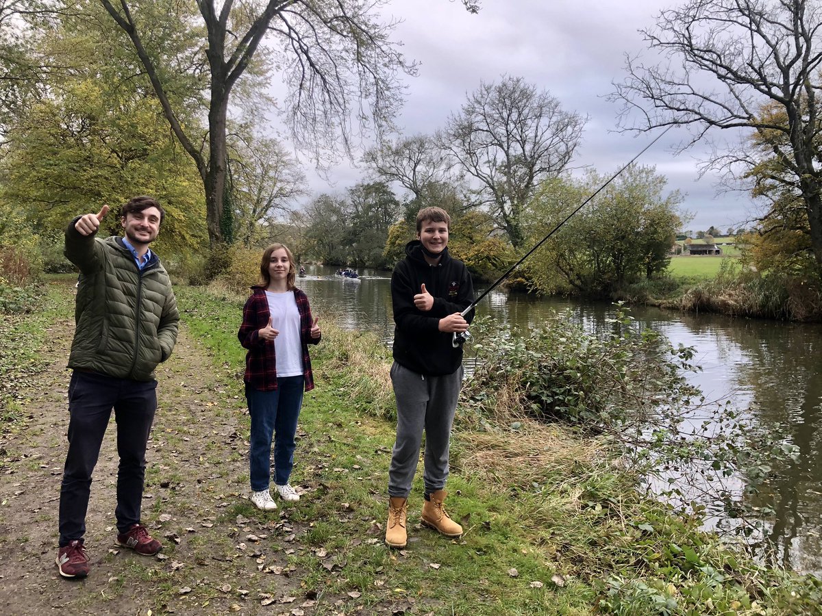 BryOutdoorEd's tweet photo. Fishing was introduced into the Adventure Training and ECA programmes this year, thanks to Mr Bridges and Mr Payne it has been a resounding success. An afternoon relaxing alongside the River Stour provides an opportunity for reflection and relaxation away from the classroom. https://t.co/cVsW33t4yV