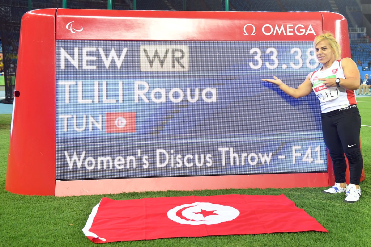 AW on Twitter "Female paraathlete nominees Raoua Tlili 🇹🇳 Paralympic