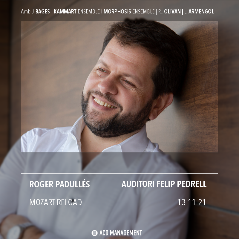 TraginArt's tweet photo. 🎼 MOZART RELOAD
@joanbir @MorphosisEnsem1 #robertoolivan @KammartEnsemble #LaiaArmengol
#MartaCardona @AnnaTobella i @RogerPadulles
📆 Dv. 13 de novembre a les 8 del vespre
📍@teatretortosa
#Mozart #creació #contemporaryart #pianoconcerto https://t.co/8u0qDeFjJR