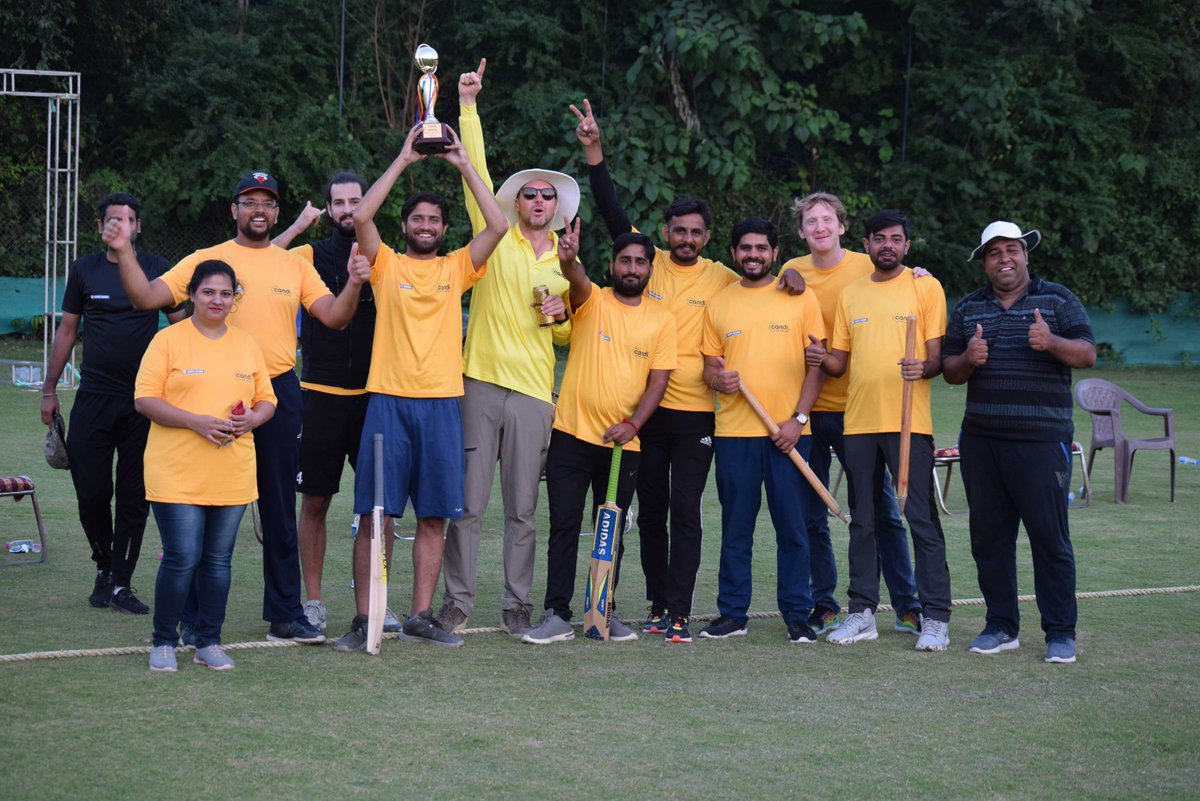 CandiSolar's tweet photo. After a 2 year, pandemic-imposed hiatus, great to feel the energy at another candi cricket championship in the Indian sun

#candisolar #simplesolar #teambuilding https://t.co/PWvPsGyo3v