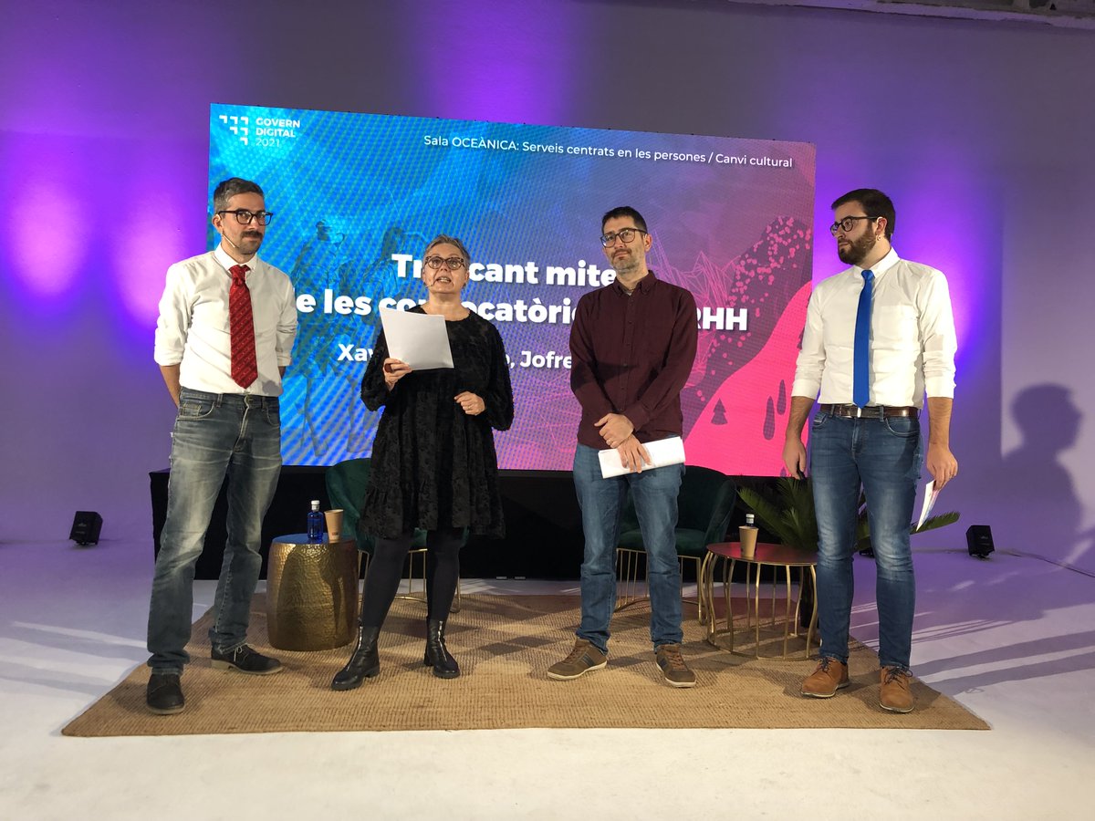 CongresGovDigit's tweet photo. Seguim al #CGD2021 amb la ponència: "Trencant mites de les convocatòries de RRHH"

🗣️Amb la presència de: @xavipachecof, responsable de Producte @AudifilmConsult i Jofre Capdevila de @UPFBarcelona 

⌚11.30h a 12.00h - sala oceànica 🌊

Uneix-te! https://t.co/bTcB2DD8Pw