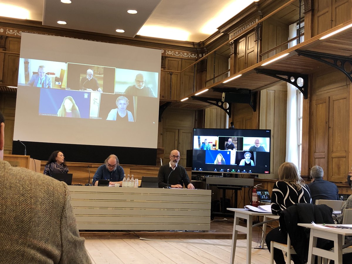lho_holm's tweet photo. “Fellows in Institutes of Advanced Study play a role in bridging people, disciplines, researchers, cultures, nationalities, universities.” Closing remark by Søren Keiding. Looking forward to continuing the discussions in the workshops to come @SCAS_Uppsala @AIAS_dk @TIAS_UTU https://t.co/2per9Bzsvz