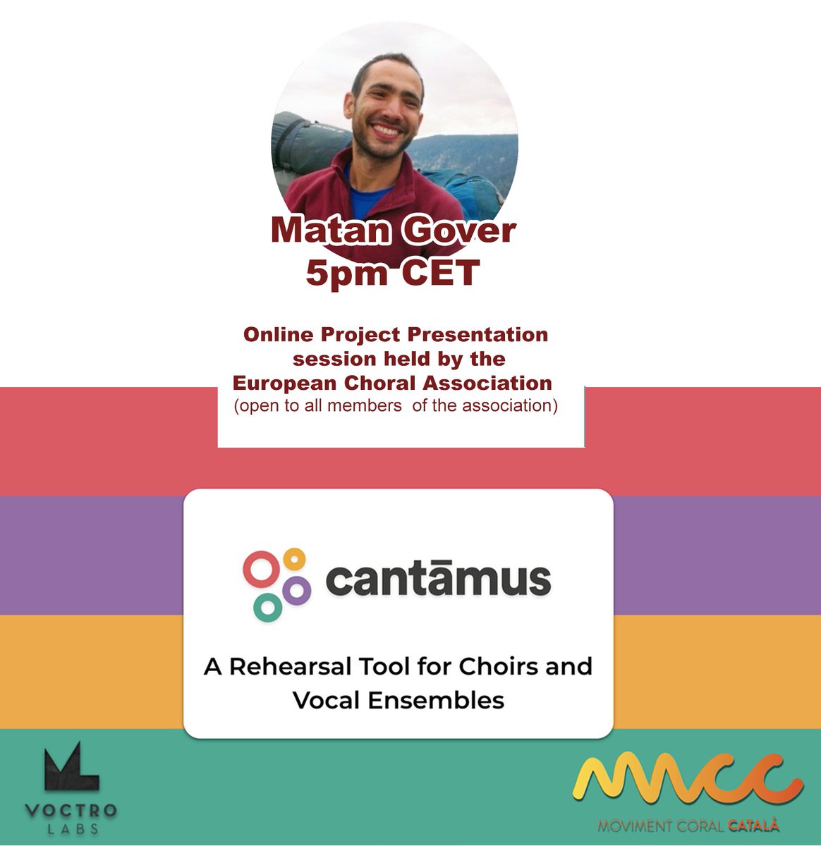 cantamusapp's tweet photo. Today is the day: we are very grateful to have the opportunity to share our work with the @ECA_EC along with some other amazing projects.

@matangover #BenefitsOfSinging https://t.co/pDc4bxqBt1
