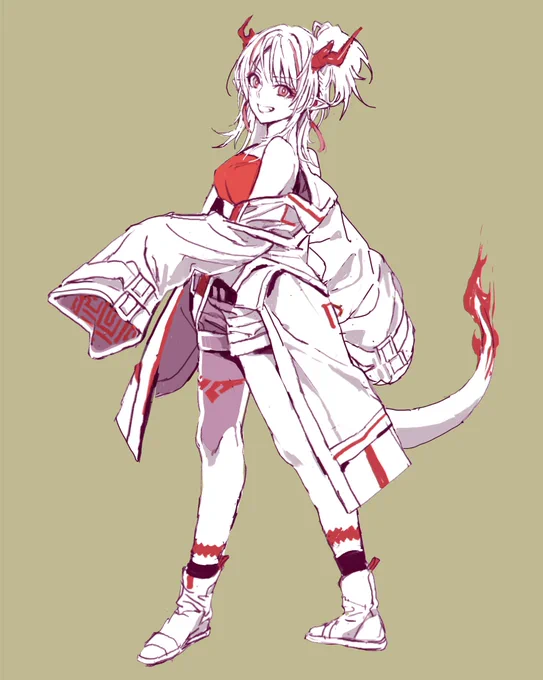 アークナイツの絵はこの辺が自分で好きです 