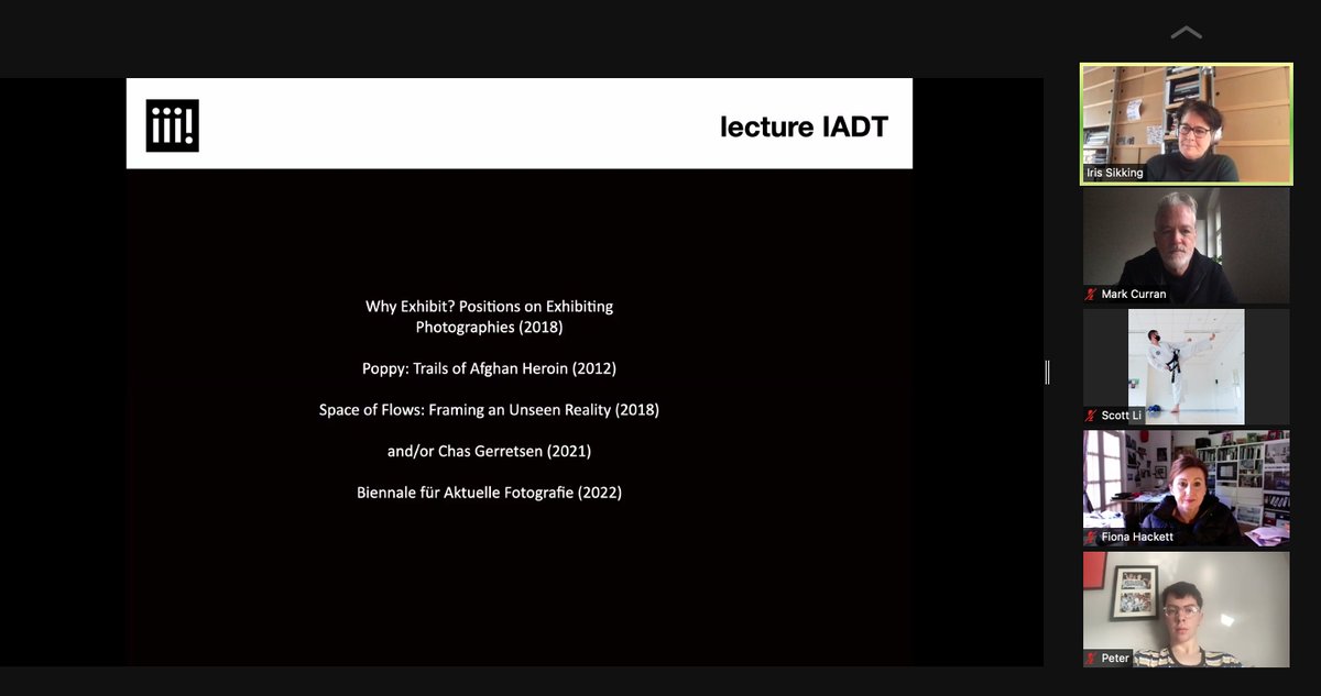 BAPhotoIADT's tweet photo. #VisitingLecture Huge thanks @Iris_PhoCim #Curator for excellent presentation & discussion with #Year3 last week including publications & projects for @krkphotomonth @NL_Fotomuseum & #BiennaleFürAktuelleFotografie #Germany next year #Photography @myIADT https://t.co/EZj7eHfhVn https://t.co/MvKzIn7Ddz