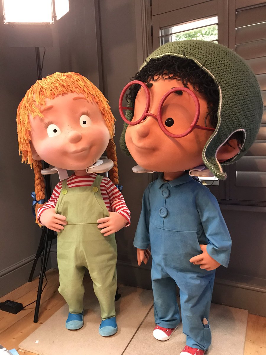 Norbert Norris and Tilly T. Pott by <a href="/stitchesandglue/">Paul Vincett</a> are on their first ever virtual tour this week with #TheMuseumOfMarvellousThings, courtesy of the WONDERFUL #NCBF21 and the equally WONDERFUL <a href="/NorthTyneLibs/">North Tyneside Libraries</a>. Lots of children are making MAGIC with us! ❤️📚🌟#BringingBooksAlive
