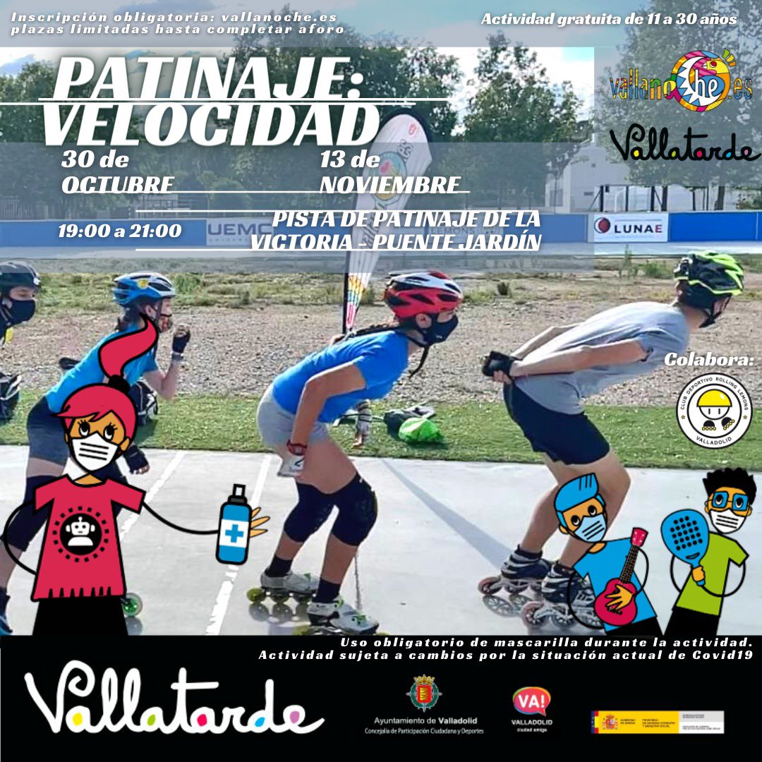 vallanoche's tweet photo. Desde VallaTarde colaboramos con diversos colectivos de Valladolid para realizar Escalada🧗🏻‍♀️Esgrima🤺Ajedrez♟Patines🛼circo🎪Percusion🪘Robotica🤖Escape Room🕵️ Y hacer Ocio alternativo gratuito con continuidad para los más jóvenes (11 a 14 años) más 📲 https://t.co/jIX4ICqeA7 https://t.co/vZPJQUwGLU