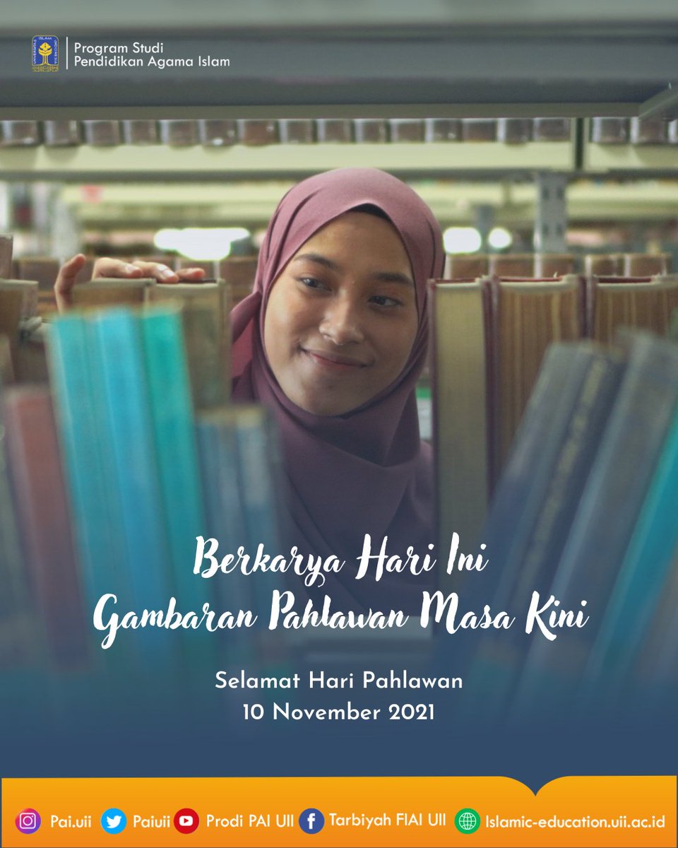 PaiUii's tweet photo. Ketika denger kata pahlawan, mungkin yang kebayang adalah prajurit dengan bambu runcingnya yaa, frens! Sebagai anak muda, kita juga punya kesempatan menjadi pahlawan lho. Salah satu caranya adalah dengan berkarya, memberikan dampak dan manfaat bagi lingkungan sekitar kita ✨ https://t.co/l9iVxRISkH