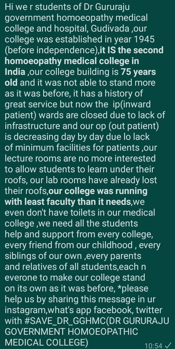 evelynruth1999's tweet photo. #SAVE_DR_GGH_M_C 
Save Our College,we r proud to say that we r students of DrGGHMC ,but present scenario of this clg is too worst.we don't have min facilities i.e classrooms, labs,even toilets etc..., Plz respond and help us  @SonuSood @moayush @ncbn  @ncbn @Abnandhrajyothi https://t.co/szuIOHUPFt