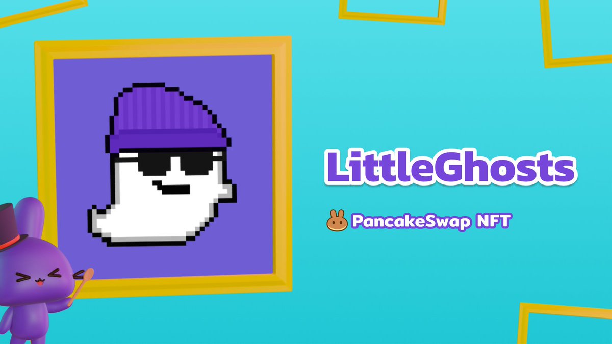 PancakeSwap's tweet photo. 👻AAH! 
@LittleGhostsNFT are now live on the PancakeSwap #NFT market!

https://t.co/RHqxXVf7to https://t.co/6d1IPfaEJL
