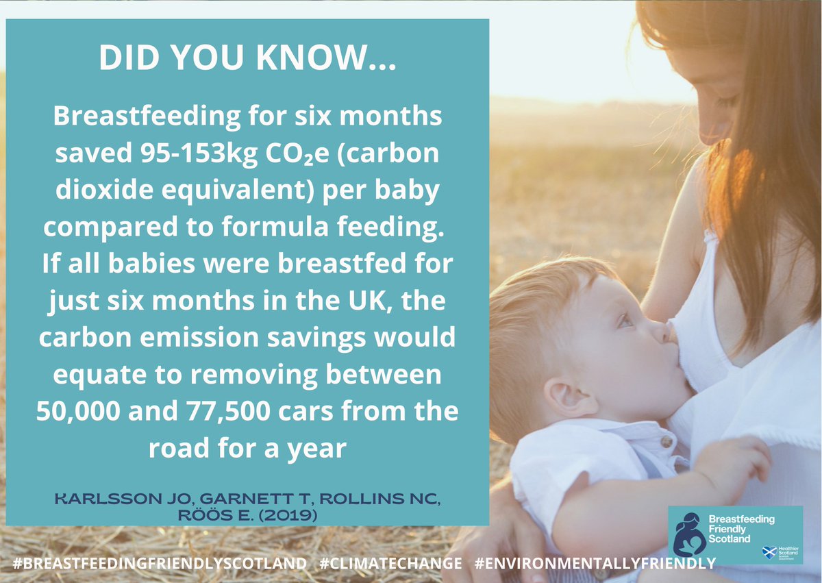 Jen really summed it up with her choice on how she chose breastfeeding #COP26 "no unnecessary packaging, no heating required and no manufacturing emmissions"