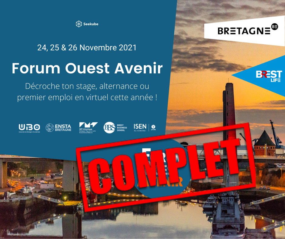 FOAvenir's tweet photo. Victime de son succès, le #FOA2021 est complet pour les entreprises ! ✌️
Le Forum aura lieu sur la plateforme SeeKube du 24 au 26 Novembre. Retrouvez toutes les informations sur le site internet : https://t.co/JMUbYq9alx https://t.co/eGKmi9LmZc